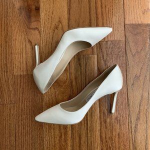 SOLD - Jimmy Choo Romy 85 Size 37 / 7 Ivory